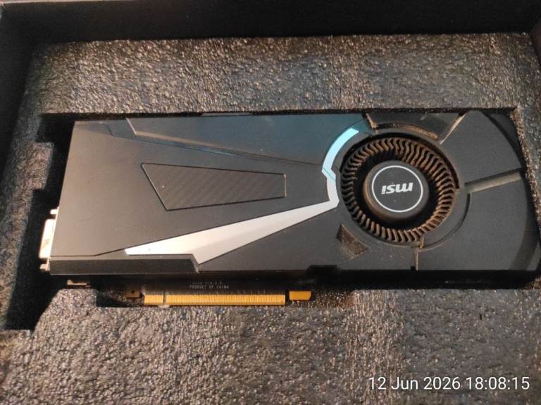 MSI AERO NVIDIA GTX 1070 (Damaged cooler)