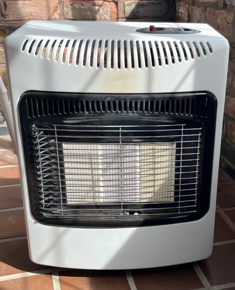 White Portable Gas Heater 