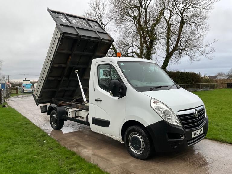 2013 VAUXHALL MOVANO 2.3 CDTI 125 BHP 6 SPEED DROPSIDE TIPPER 