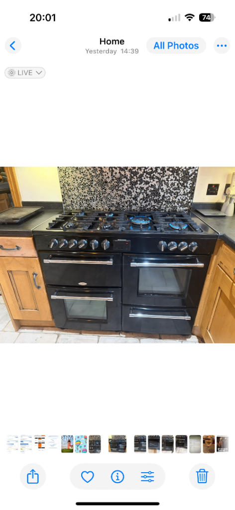 Cooker Dual fuel range