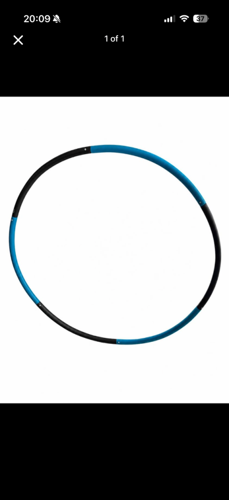 Weighted hula hoop