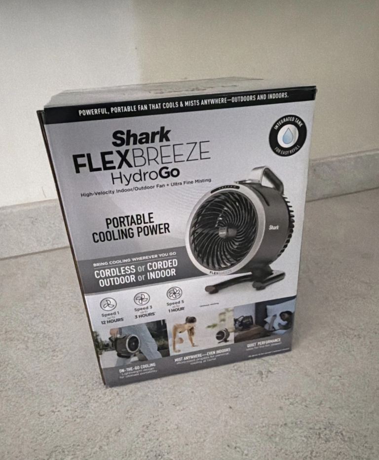 Shark Ninja FlexBreeze HydroGo Misting Fan FA050UK