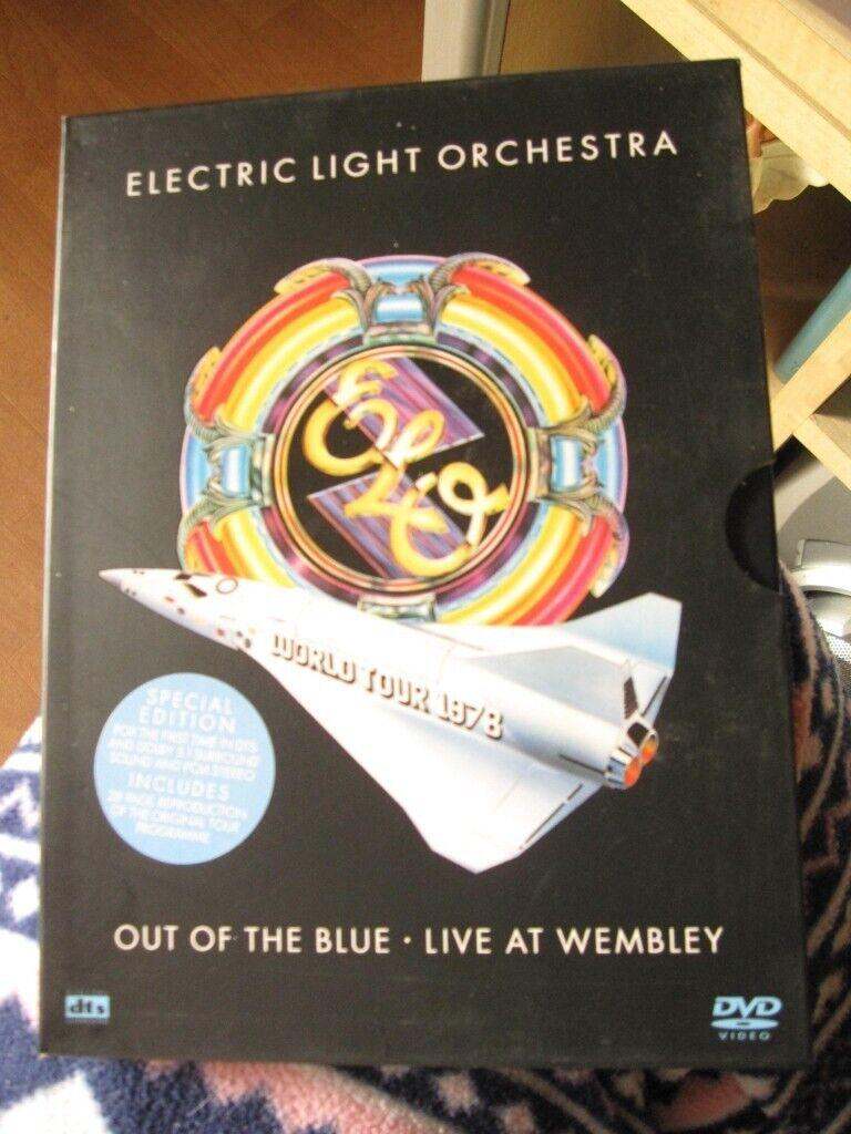 Electric Light Orchestra out if the blue Live at Wembley Dvd With original tour programme