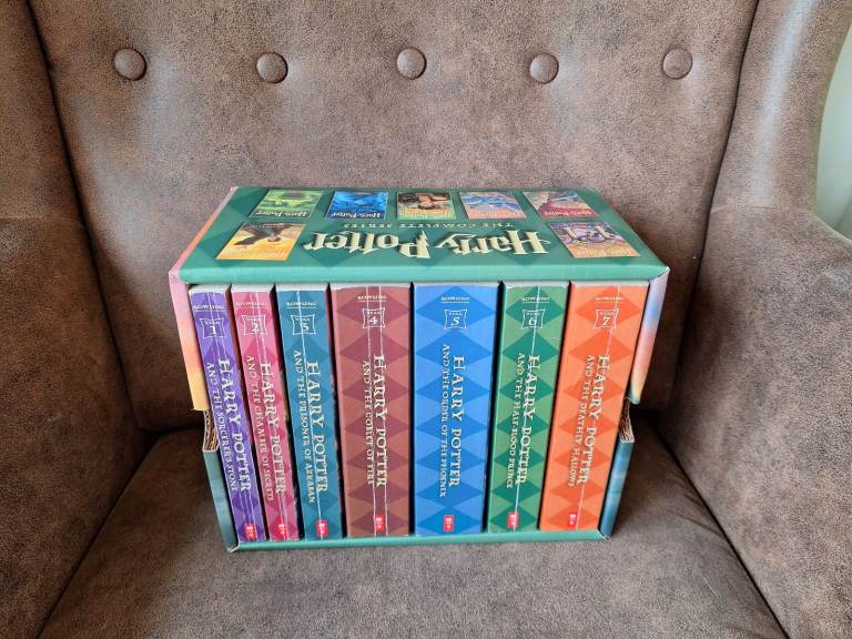 Harry Potter Rare Scholastic Collectors Edition Complete Box Set Books 1-7 VGC