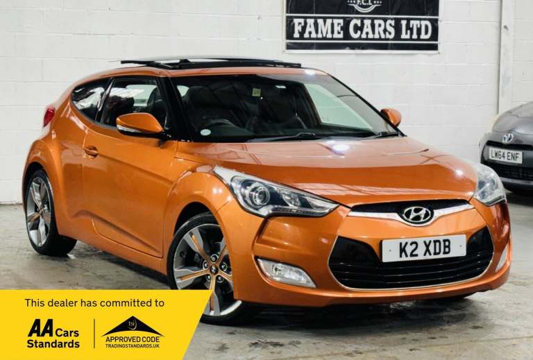 2012 Hyundai Veloster 1.6 GDi Sport DCT Euro 5 4dr COUPE Petrol Automatic
