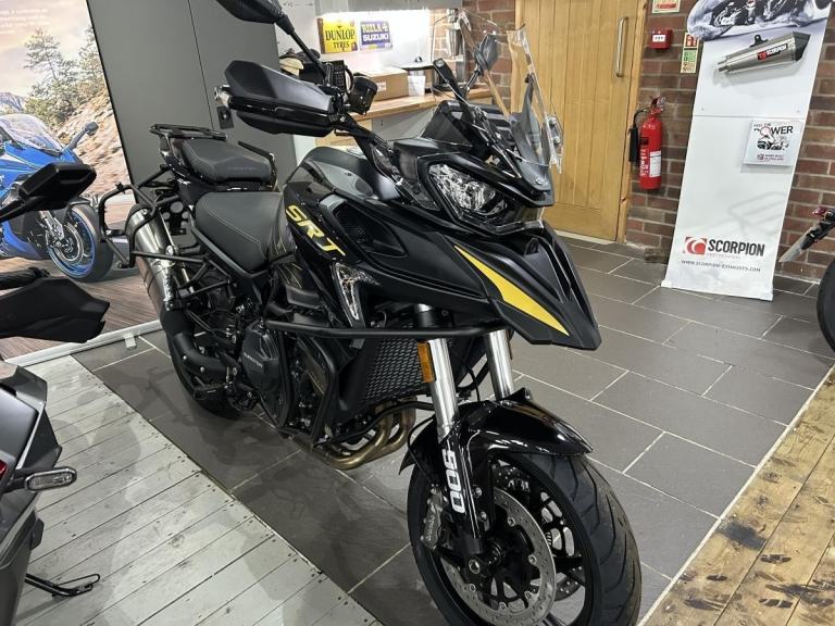 QJ MOTOR SRT 900 S Adventure Bike with Full Luggage