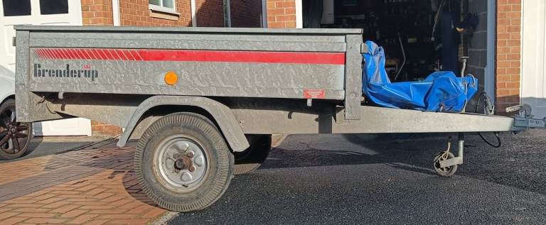 Brenderup single axle trailer