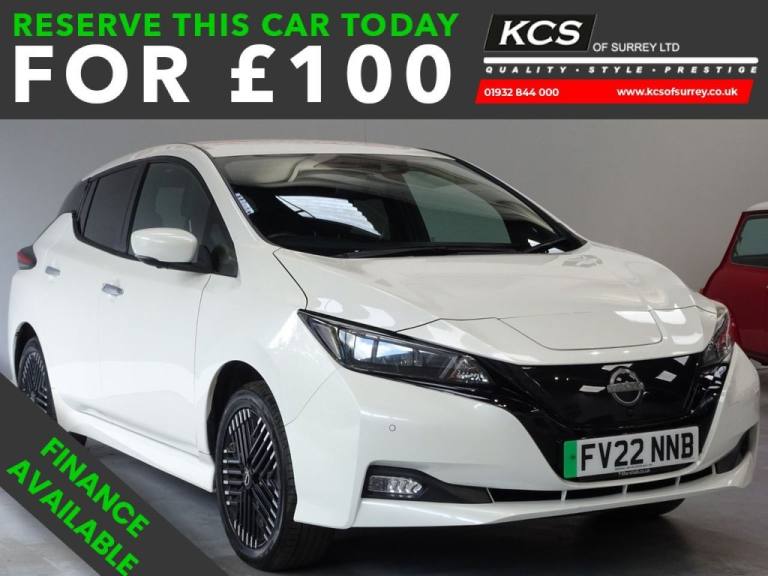 2022 Nissan Leaf 59kWh e+ Tekna Hatchback 5dr Electric Auto (217 ps) Hatchback ELECTRIC Automatic