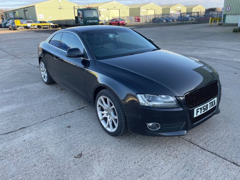 Audi A5 Coupe 2008 Automatic 2.7 diesel  black