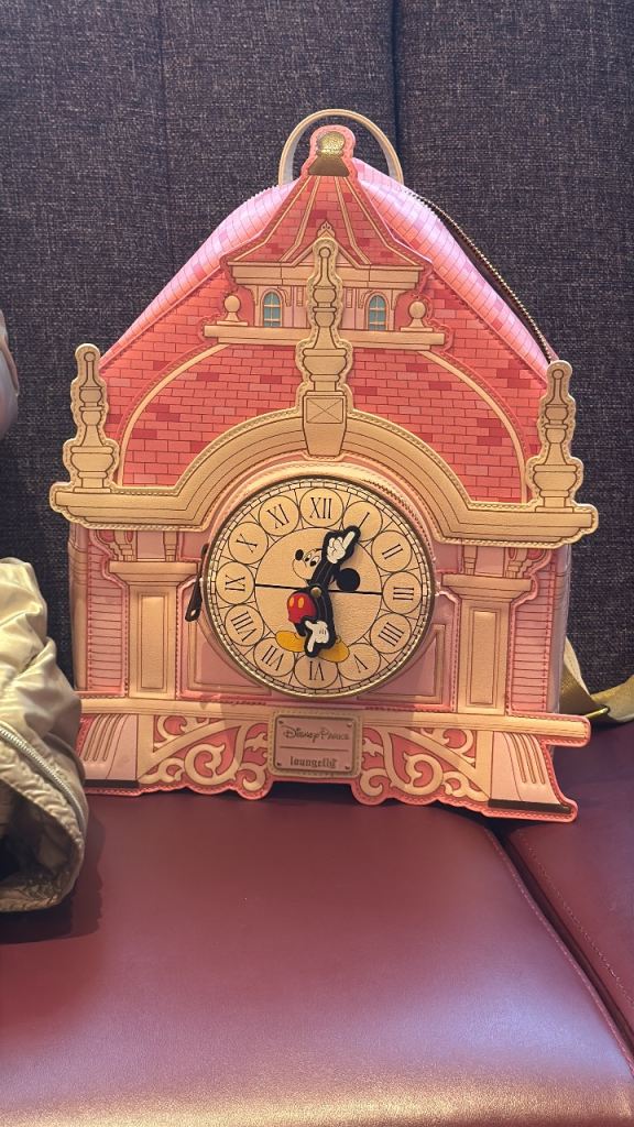 Disney Loungefly clock  packback  