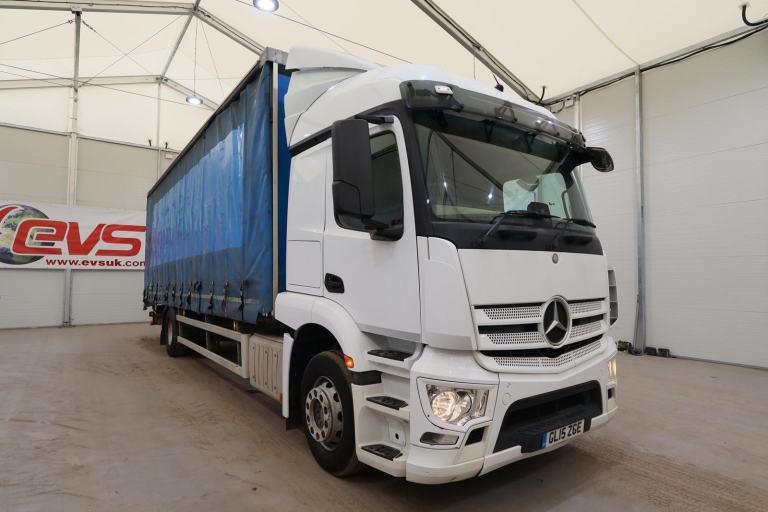2015 (15 PLATE) Mercedes Benz Actros 1824 4x2 Euro 6 Curtainsiders