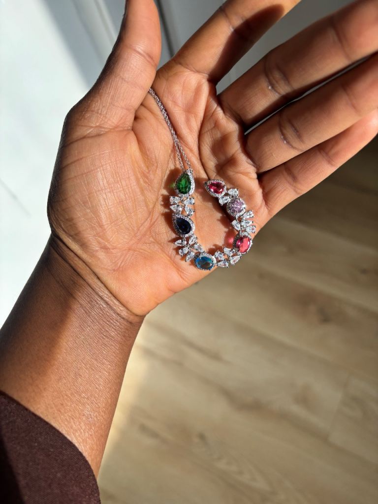 Radiant high quality multi stone jewelry 