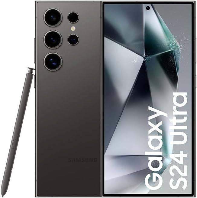 Samsung Galaxy S24 Ultra 512GB in Titanium Black.