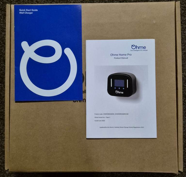 Ohme Home Pro EV Charger Type 2 Tethered 7.4KW (OHME0002GB002) 5-meter cable