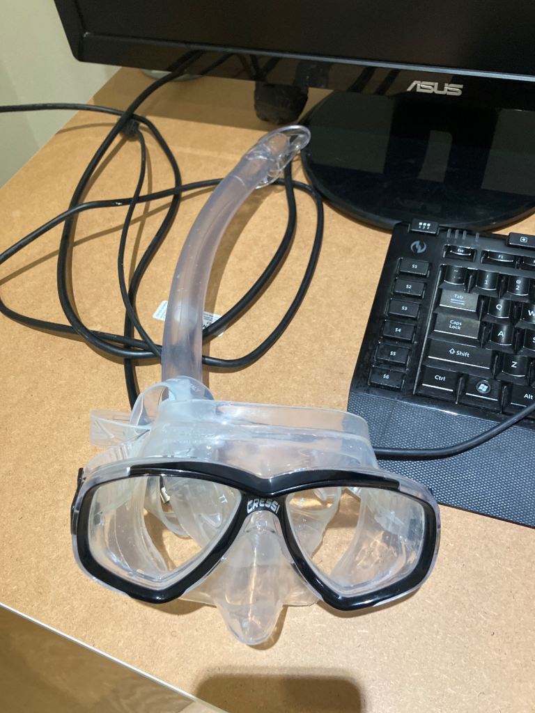 image for Cressi Snorkel and goggles