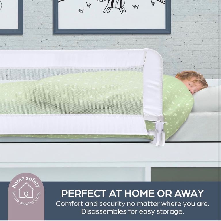 BRAND NEW BOXED Dreambaby Phoenix Toddler Bed Guard Foldable & Travel Safety Rail Single Double King