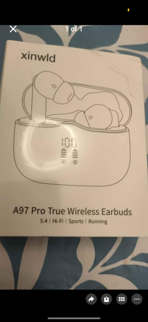 A97 pro wireless earbuds(white/Pink)-Brand New