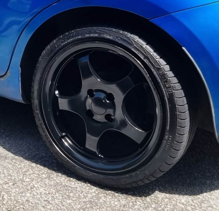 4x100 16in borbet alloy wheels