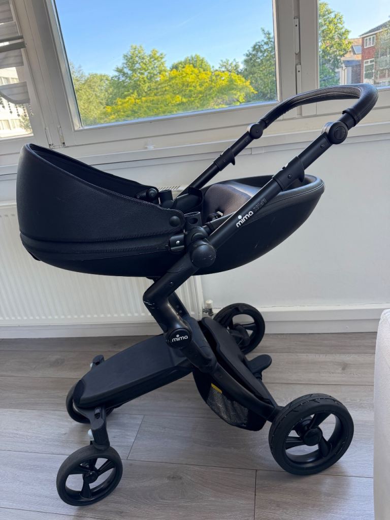 Mima Xari Pushchair/Pram – Black, Good Condition