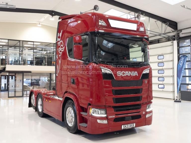 2021 (21) SCANIA S580 V8 6X2 TAG HIGH SLEEPER CAB