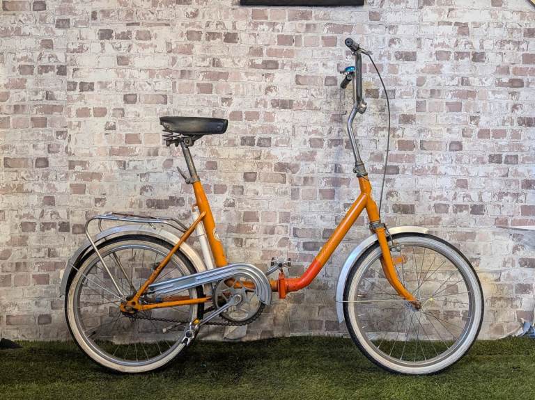 Vintage Rare Model Rog Pony Folding Bike Bicycle  Good Condition 