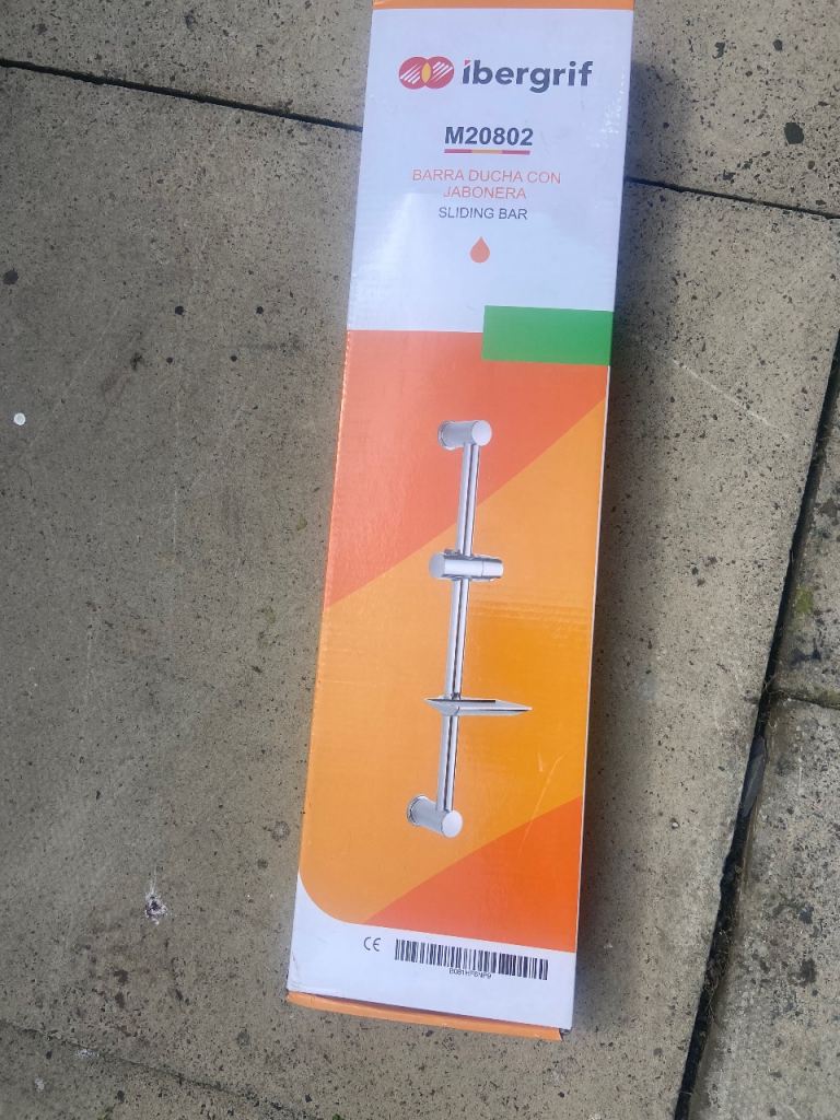 Ibergif M20802 Sliding Shower Bar – New in Box
