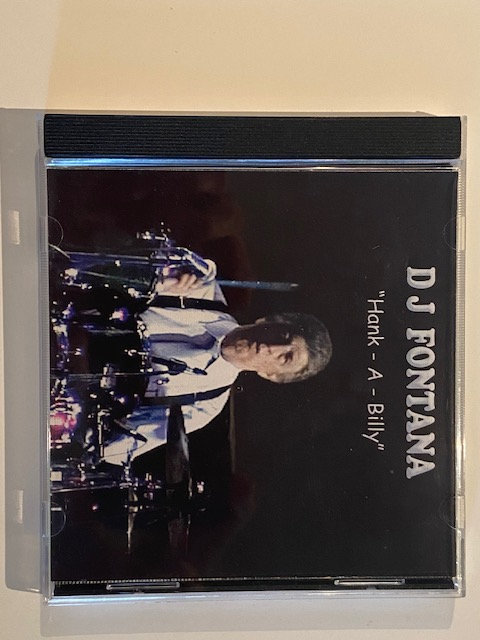 V RARE: Elvis' Drummer DJ Fontana CD HAND SIGNED AUTOGRAPH *AS NEW*