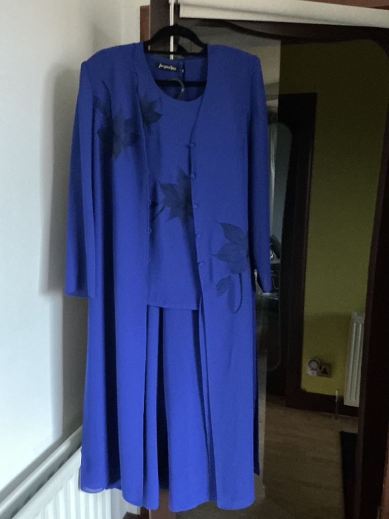 Royal Blue Jacques Vert Three Piece Outfit