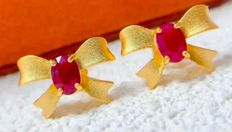 vermeil-18ct gold plated-925 silver-woman-girls-trendy-new-cute-gift-natural Ru