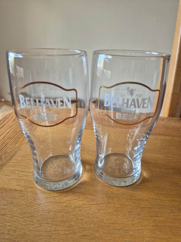 Belhaven Best Pint Glasses, £1.00 for Sale in Stirling | Gumtree