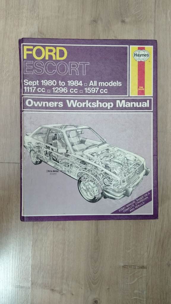 Haynes Manual for Ford Escort Mk3