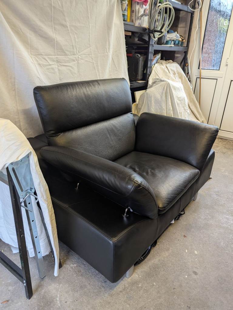Leather armchair