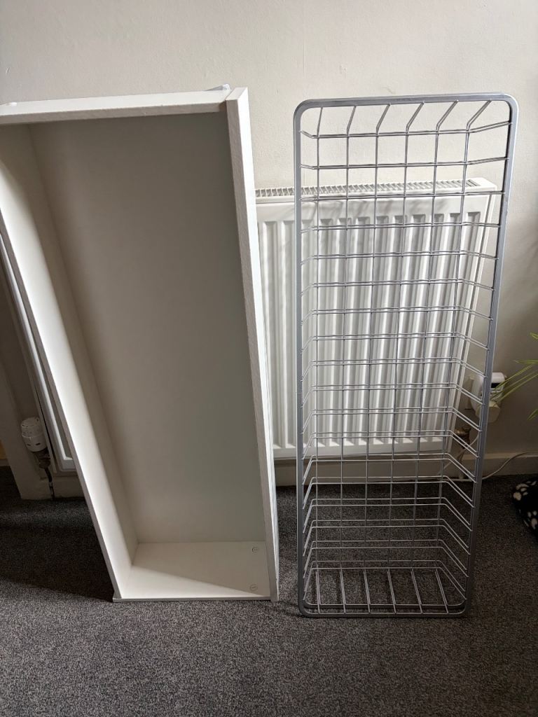 IKEA interior wardrobe shelf with hanger drawer 3 Basket