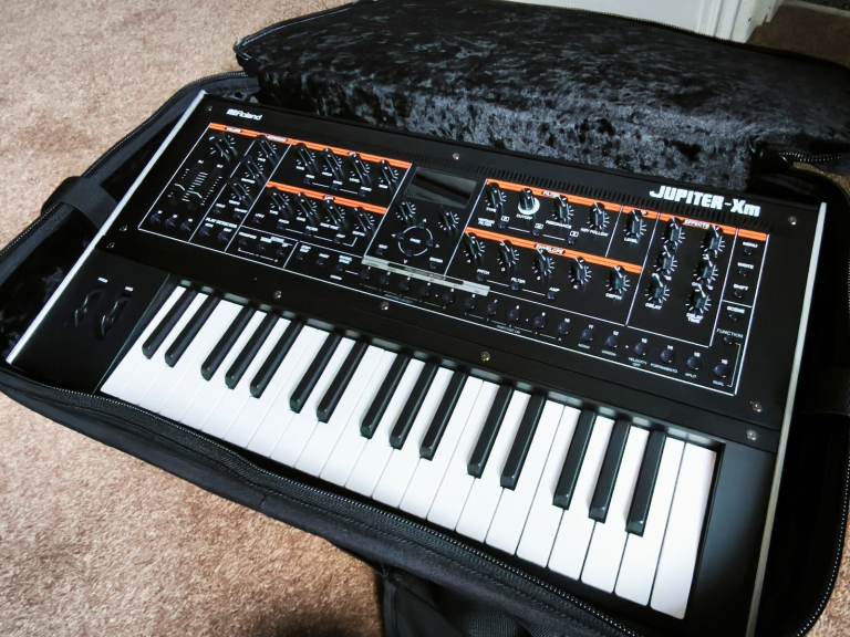 Roland JUPITER-Xm Synthesizer Keyboard with Carry Bag Roland WC-1 Wireless Adapter