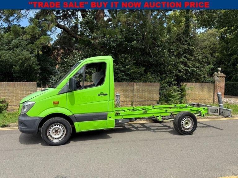 2018 18 MERCEDES-BENZ SPRINTER 2.1 314 CDI 140BHP AUTO L2 MWB CHASSIS CAB DIESEL