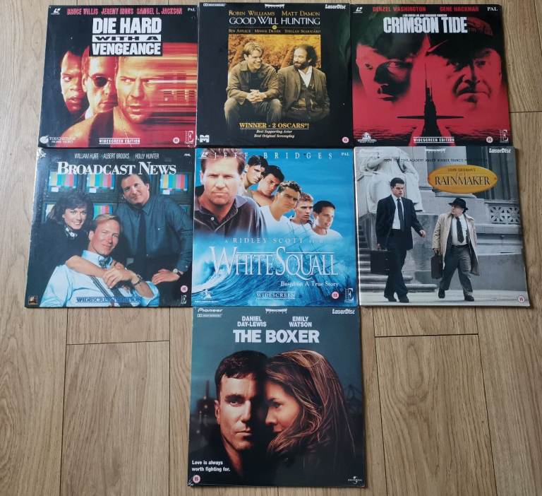 7 x Laser Disc Movie Film Bundle - New / Sealed