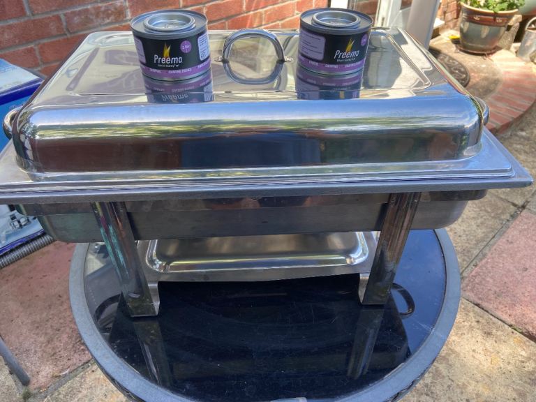Chafing Dish Set - Stainless Steel, Good Condition