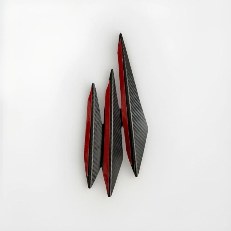 Universal Side Splitters Canards (Accessories) Carbon Fiber