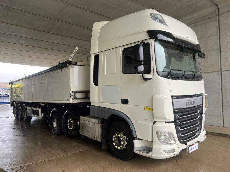 2017 DAF TRUCKS XF 480 FTG 44TON TRACTOR UNIT & PANELTEX WALKING FLOOR TRAILER --------------- NA...