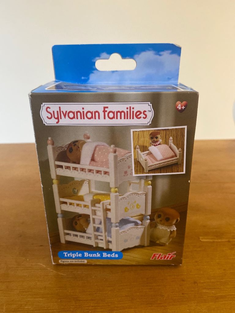 Sylvanian Families Triple Bunk Beds Set (Complete) – 2011