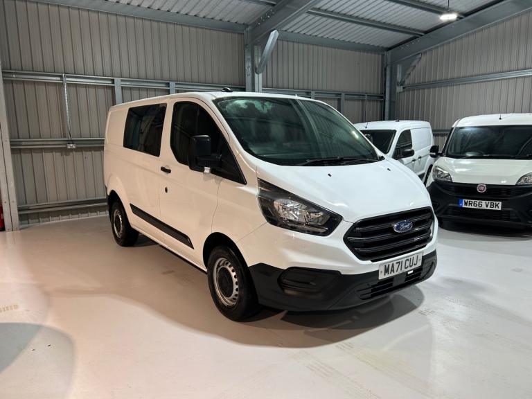 2021 Ford Transit Custom 2.0 EcoBlue 105ps Low Roof D/Cab Leader Van PANEL VAN Diesel Manual