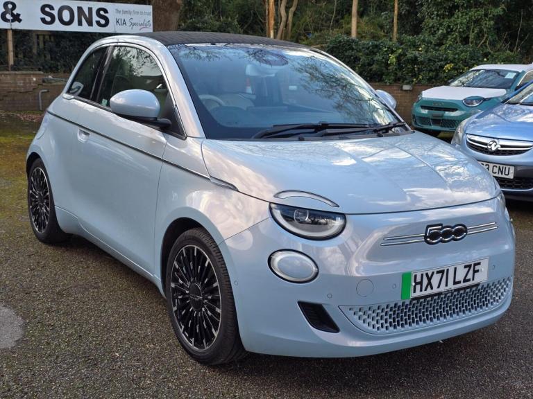 2021 Fiat 500e 42kWh La Prima Auto 2dr Convertible Electric Automatic