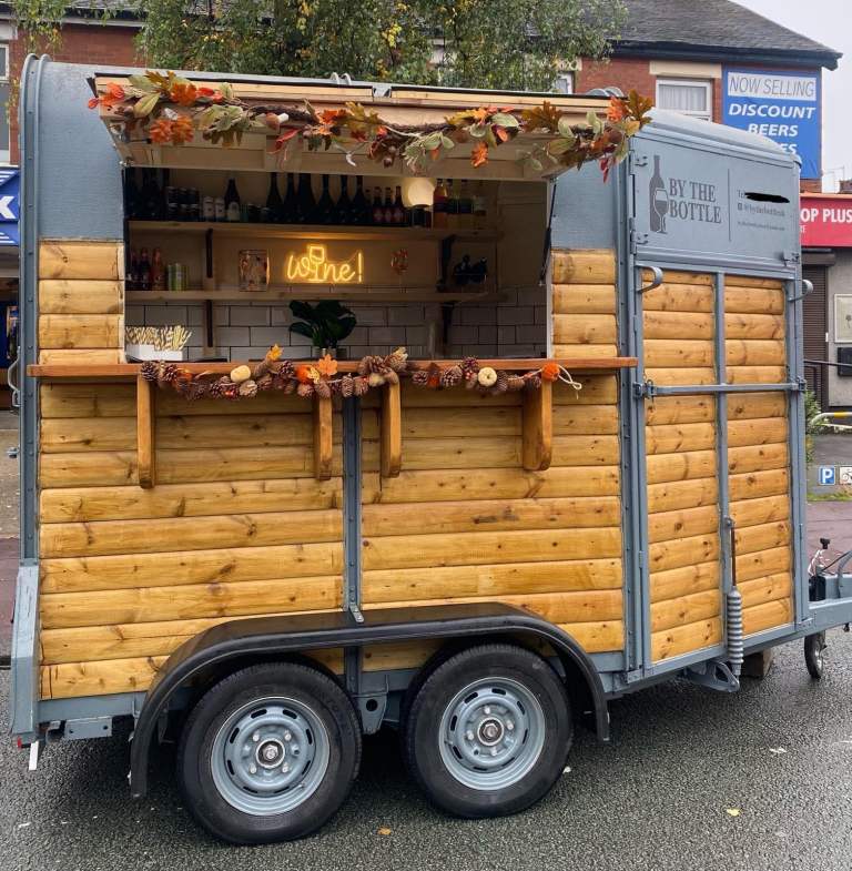 Converted rice horse box trailer 
