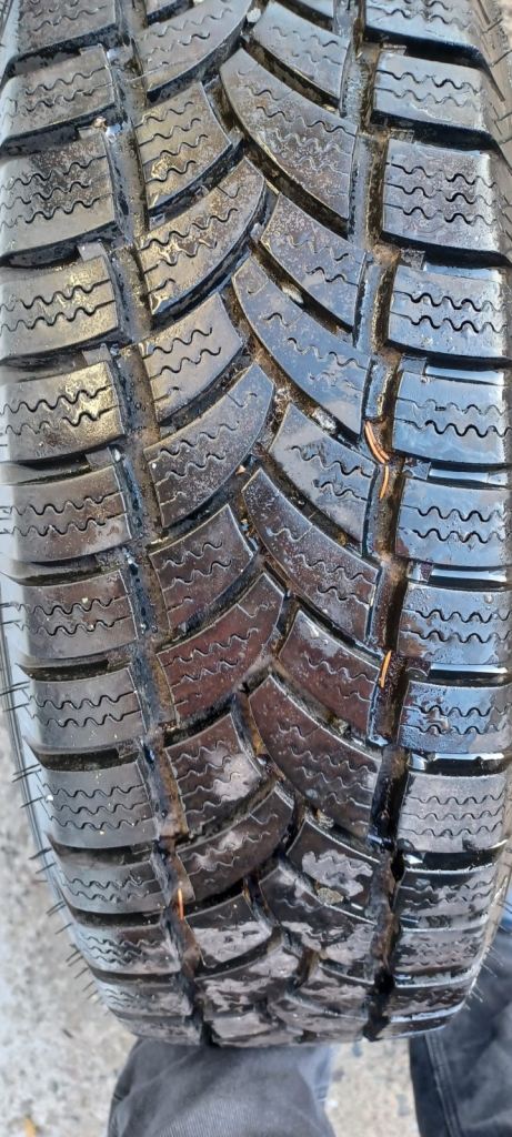 Winter tyres on 16” Fox alloy wheels