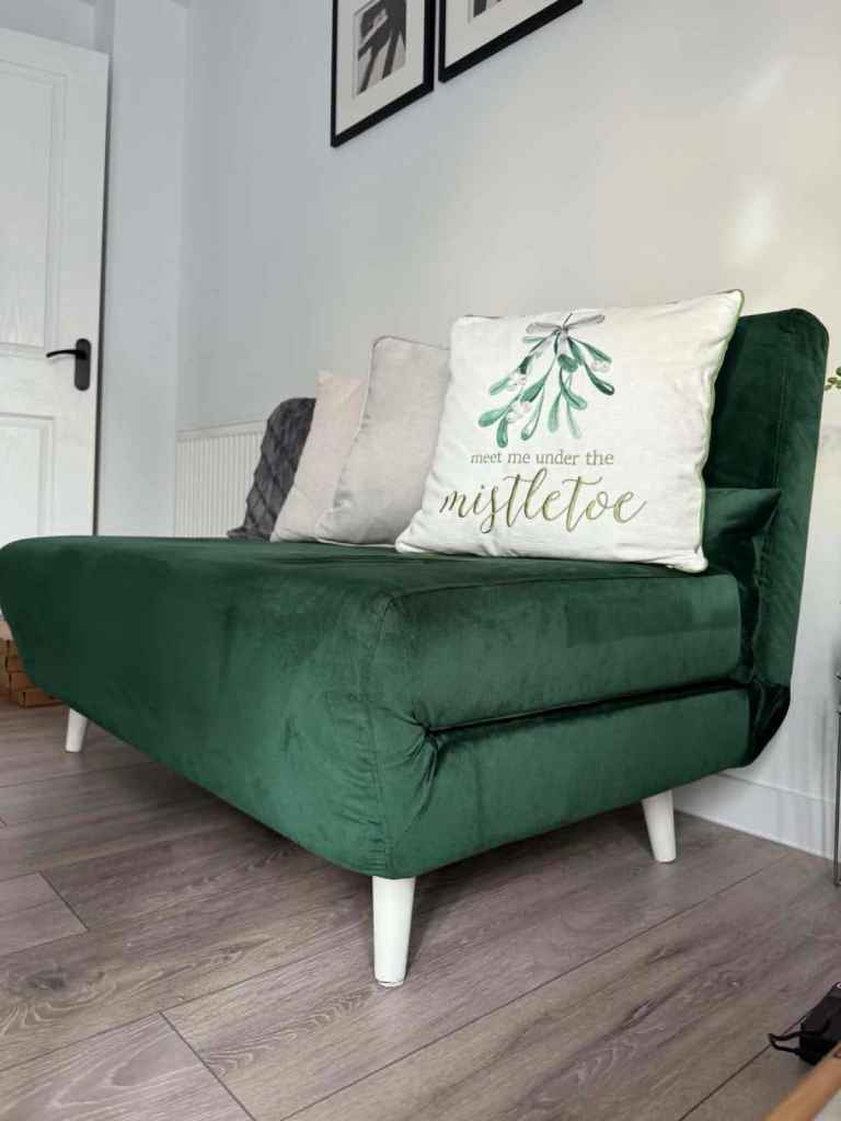 Green Velvet Sofa Bed