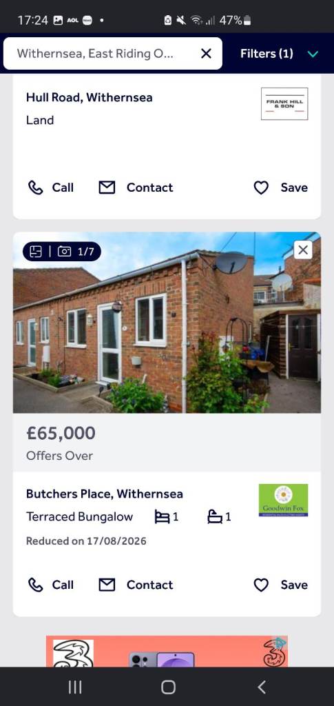 1 bedroom bungalow for sale withernsea 