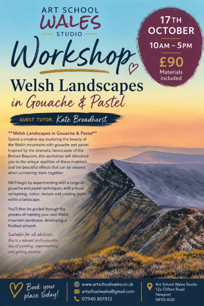 Welsh Landscapes Workshop - Art School Wales 