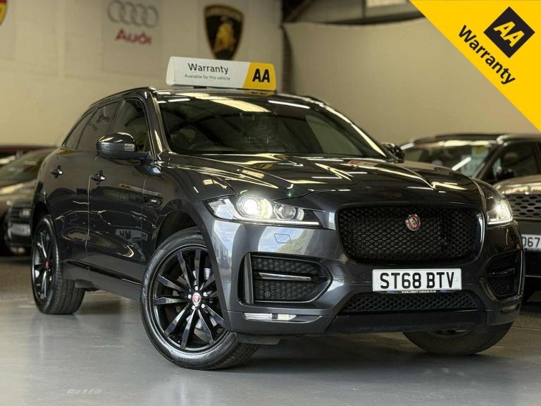 JAGUAR F-PACE 2.0 D180 R-Sport Diesel 2018+AUTOMATIC+SATNAV+R-CAMRA+RED LEATHER!