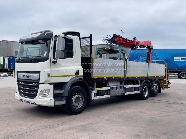 2018 (18) DAF CF 370 6X2 26T DROPSIDE BRICK CARRIER