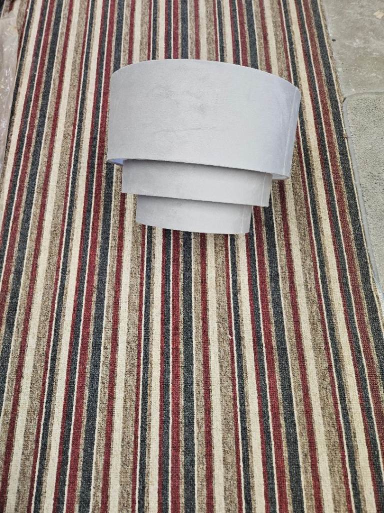 Grey lampshade